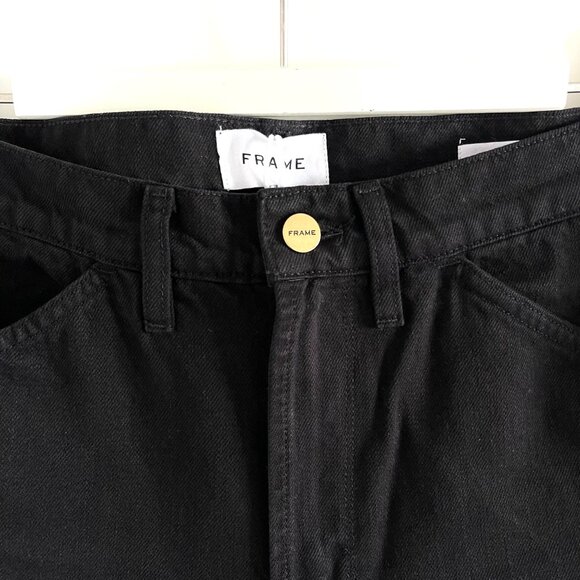 New Frame Le Baggy Palazzo Jeans in Film Noir Size 26 - Picture 7 of 14